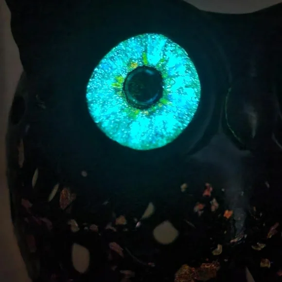 Hand Painted Decorative Owl - Picture 7 of 11